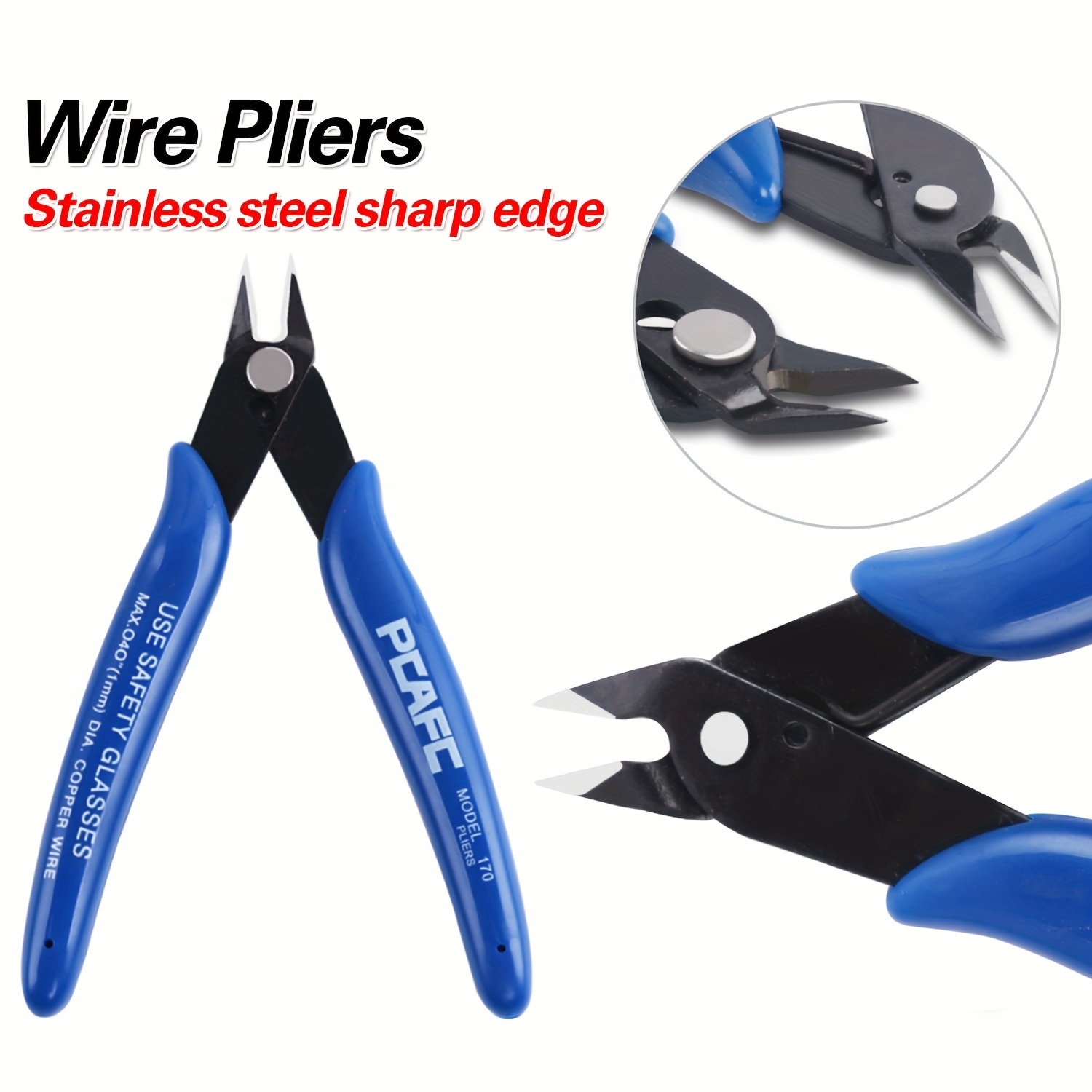 Flush Side Cutter Precision Shear Wire Snips Pliers - Temu