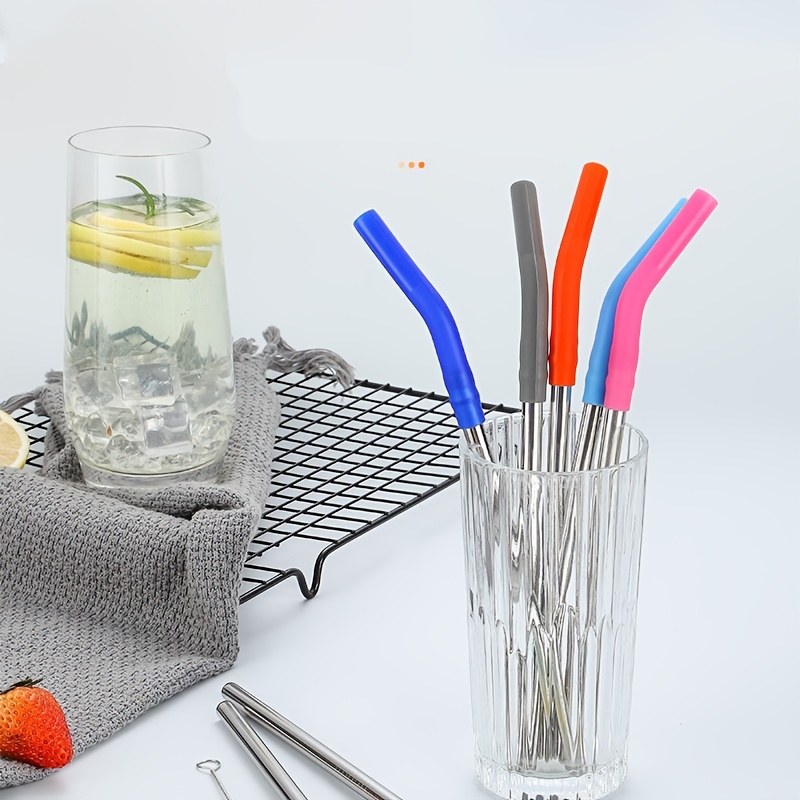 1pc 304 Stainless Steel Straws, Anti Lip Wrinkle Straws, Anti Wrinkle  Straws, Anti Lip Wrinkle Straw, Drinking Straws, 2.76*9.75 Inches/7*23.5cm