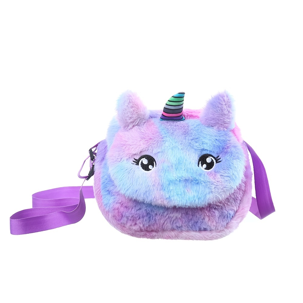 Girls Cute Tie Dye Unicorn Embroidered Messenger Bag, Colorful Storage Bag  Handbag, Gift For Girls - Temu