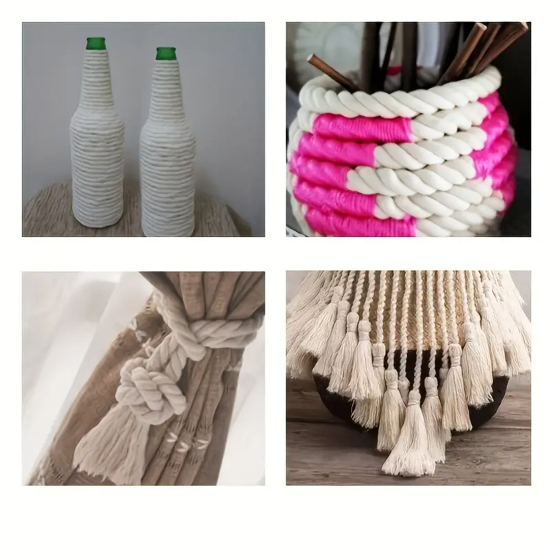 Diy Handmade Woven Rope Thin Thread Banding Rope Decorative - Temu