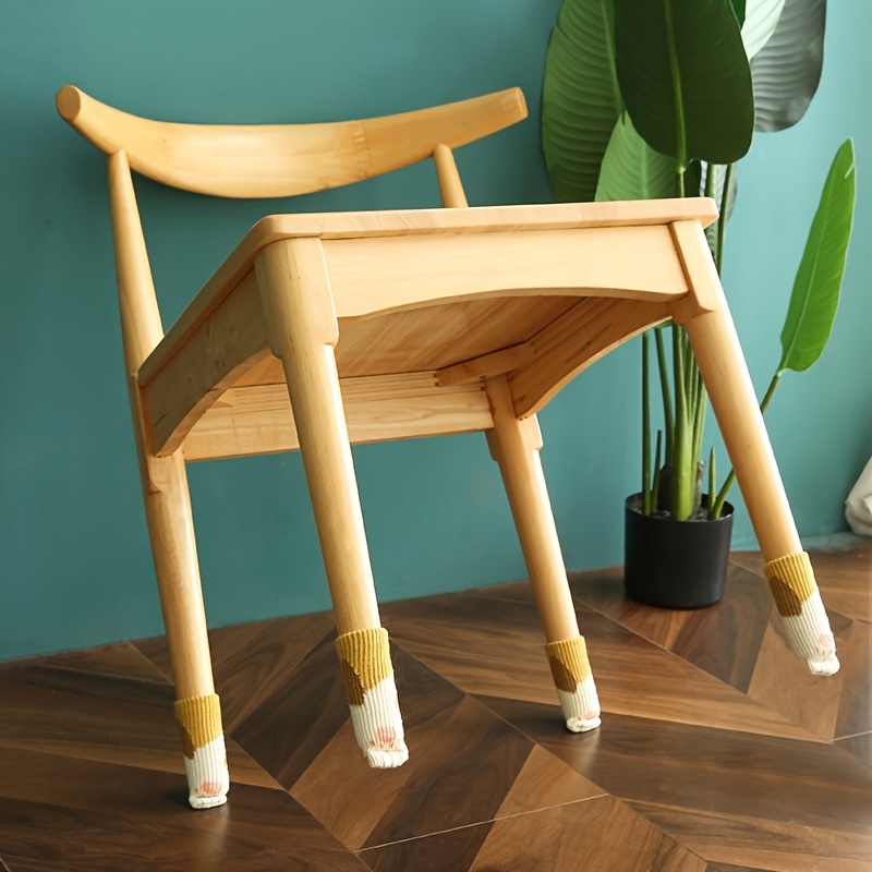  Funda para patas de mesa, calcetines de silla de punto con  bonito diseño de patas de gato para patas redondas cuadradas de muebles,  circunferencia de pies de muebles de 2.3 a