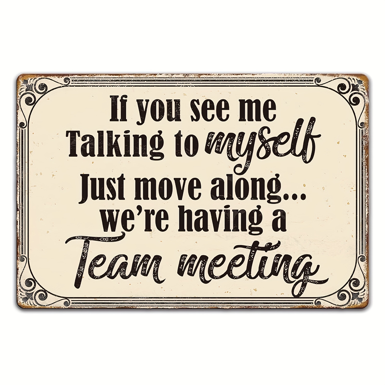 Funny Office Cubicle Decor Funny Office Metal Tin Signs If - Temu