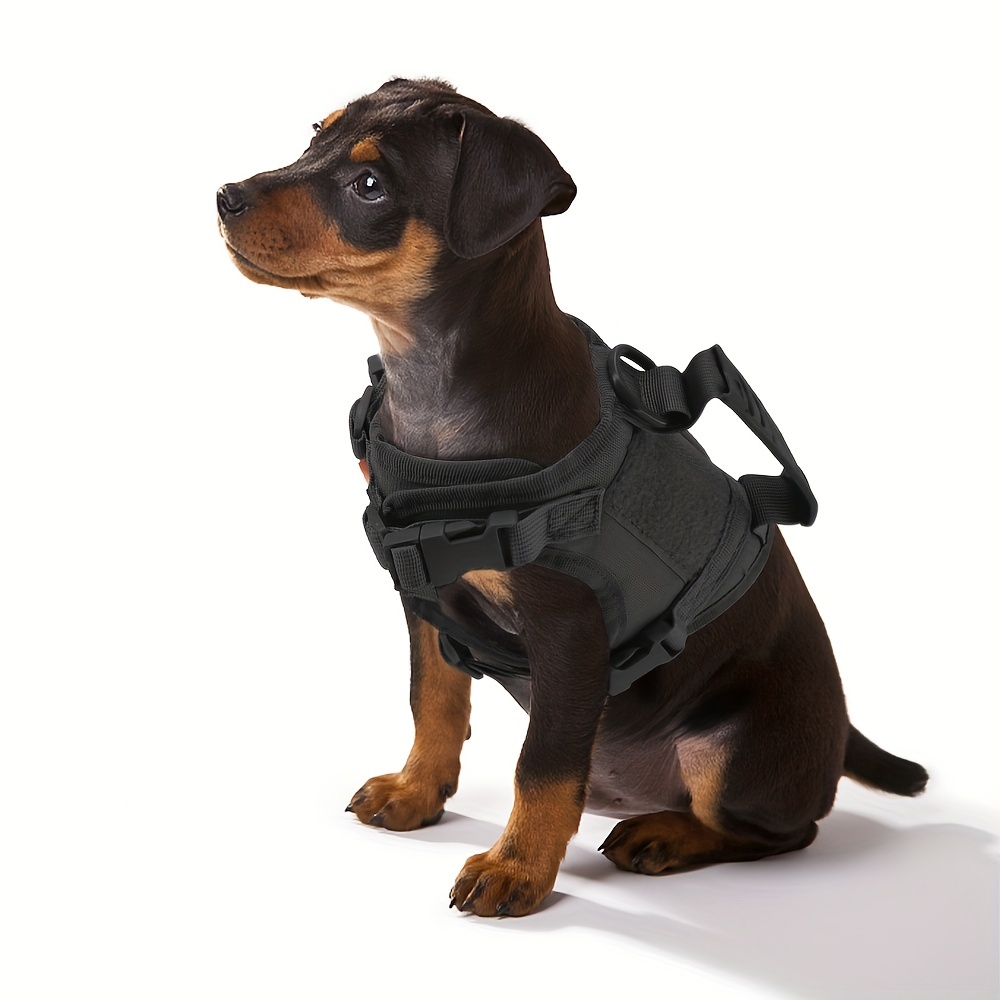Chihuahua Cloth Dog Tactical Service Harness Vest,Adjustable
