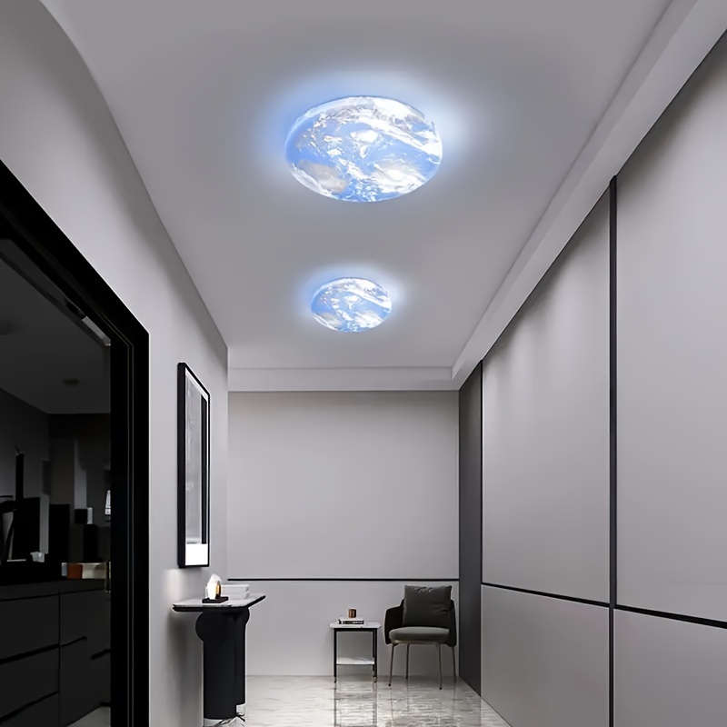 Lámparas de techo LED delgadas regulables con clasificación de humedad, 24  W 3000 K, luces de techo redondas blancas cálidas, lámpara de techo de bajo