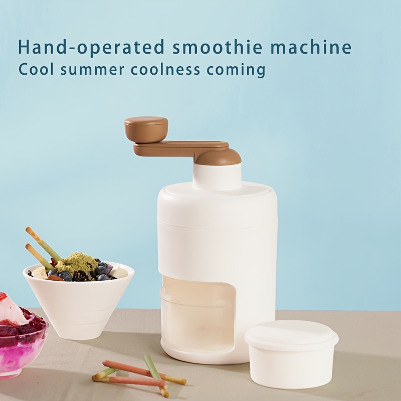 Manual Home Small Shaved Ice Machine Ice Crusher,smoothie Ice