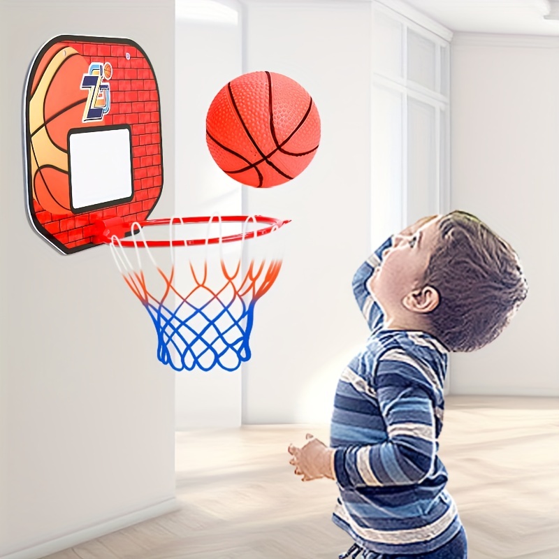 Ensemble de basket-ball suspendu intérieur, mini jouet de jeu de société de  basket-ball, facile à 