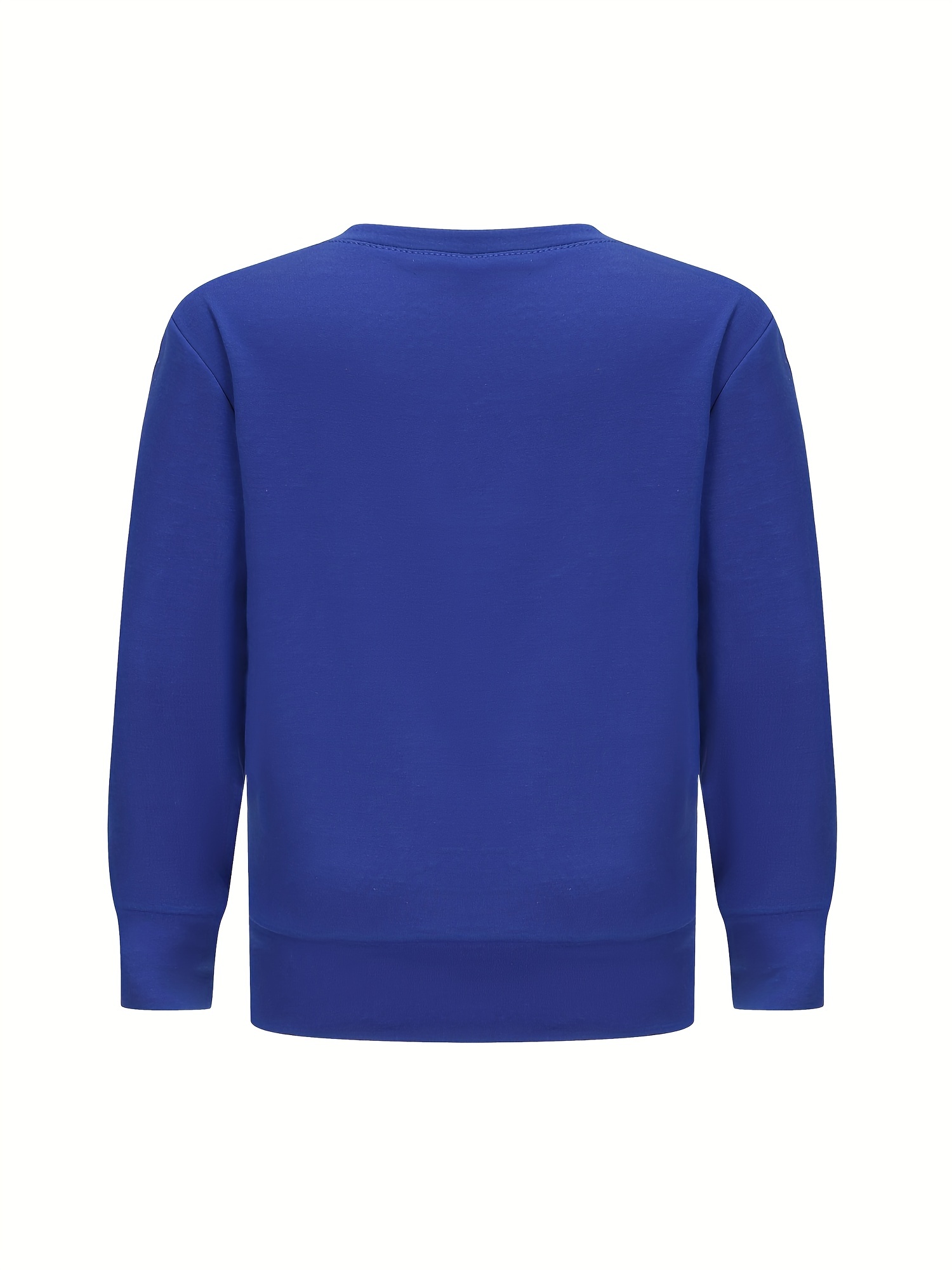 Plain royal blue online sweatshirt