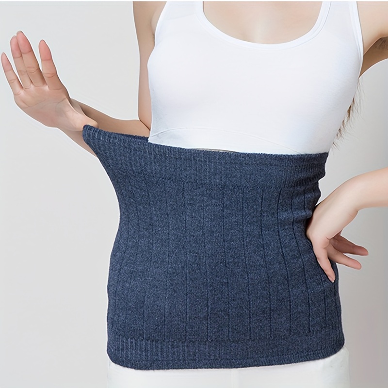 1pc Girdle Men Women Widened Thickened Lengthened Warm Stomach Belly Autumn  Winter Knitted Girdle Warm Wool Waist Pad, Don't Miss Great Deals