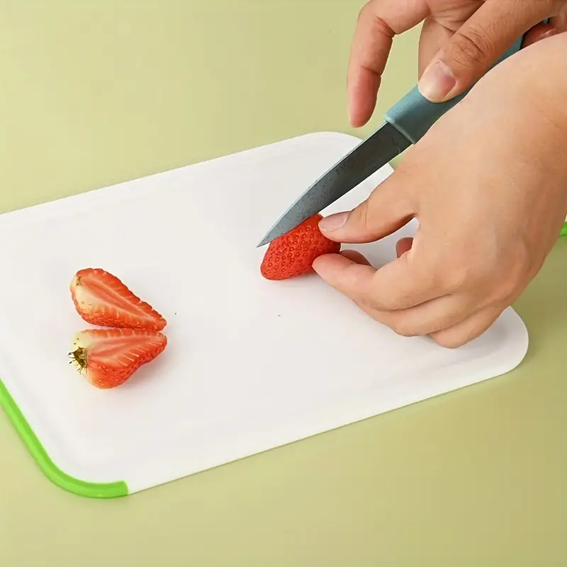 Small Cutting Board Plastic Chopping Board With Handle Fruit - Temu
