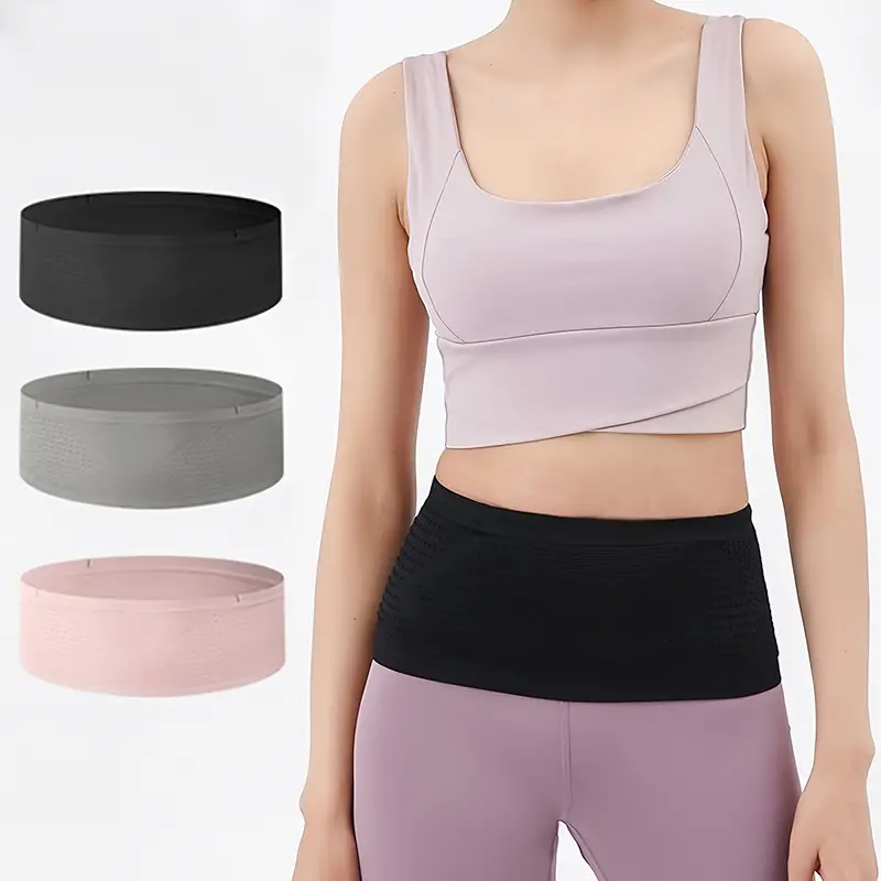 Solid Color Elastic Waist Trainer Casual Work Wide Belts - Temu