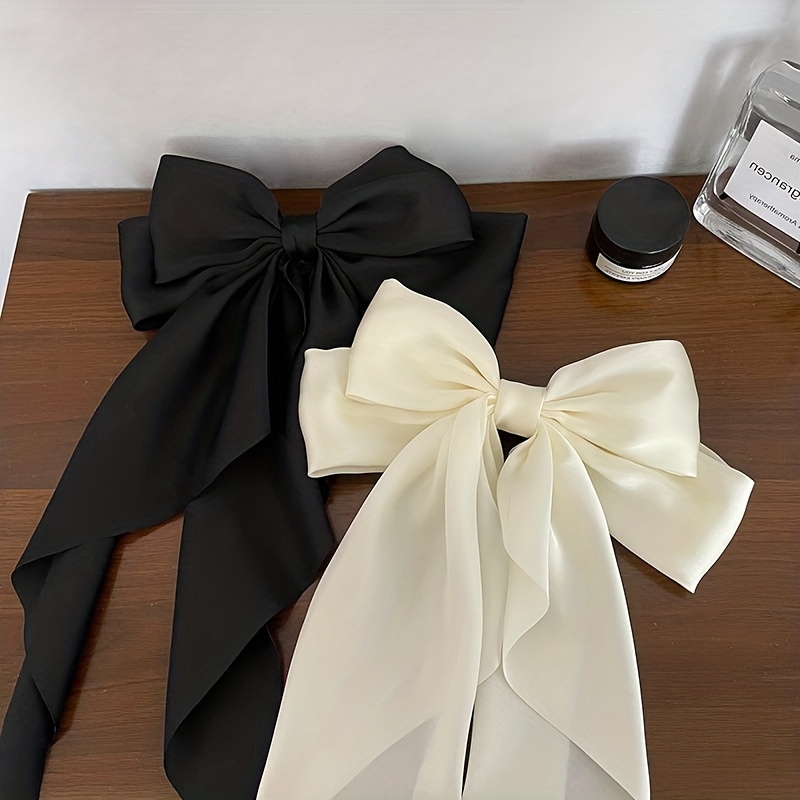 1 Piece Of Retro Ballet Style Velvet Bow Ribbon Hairpin Women's Fashion  Hair Accessories, Simple And Versatile, Suitable For Daily Matching