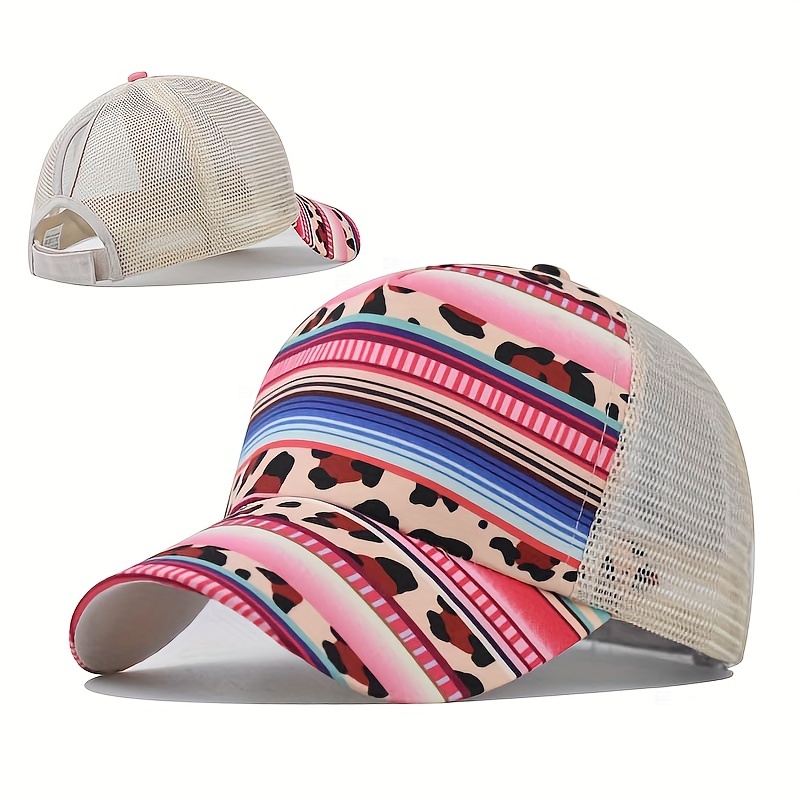 Mesh Baseball Cap Breathable Sun Hat Golf Sports Trucker Cap Dad Hat