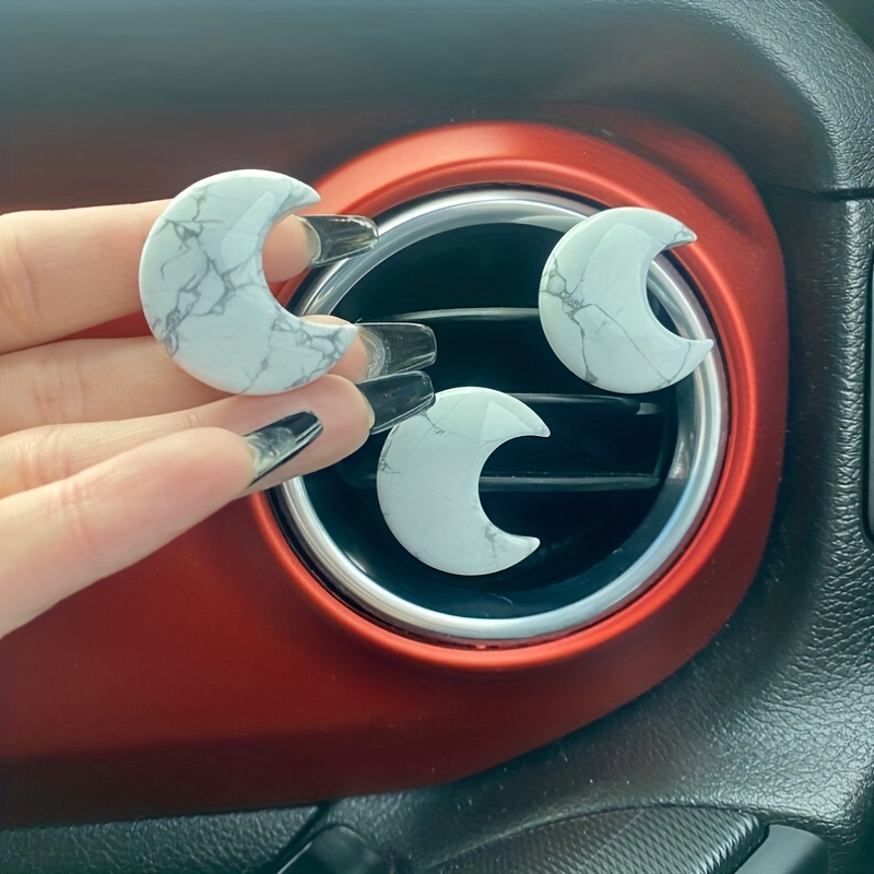 Moon Crystals Car Vent Clip Car Freshener Clip Car Accessories Car  Accessories For Women Car Fresheners For Women Quartz Crystals Car Air  Fresheners