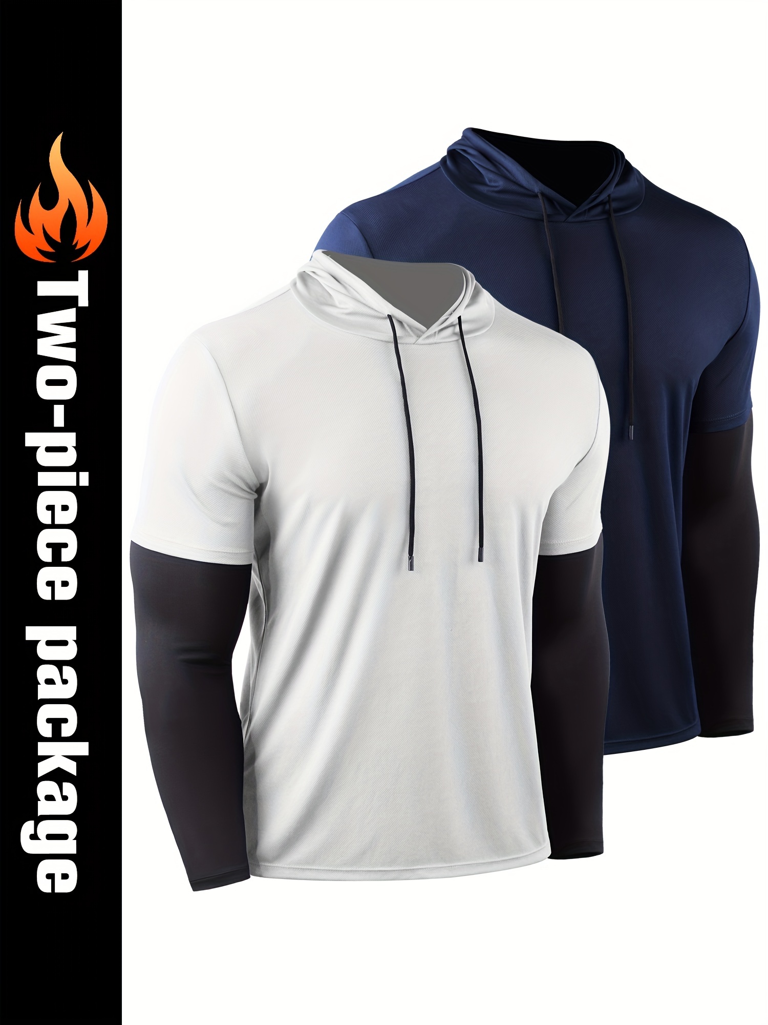 Men's Sun Protection Hoodie Active Quick Dry Slightly - Temu