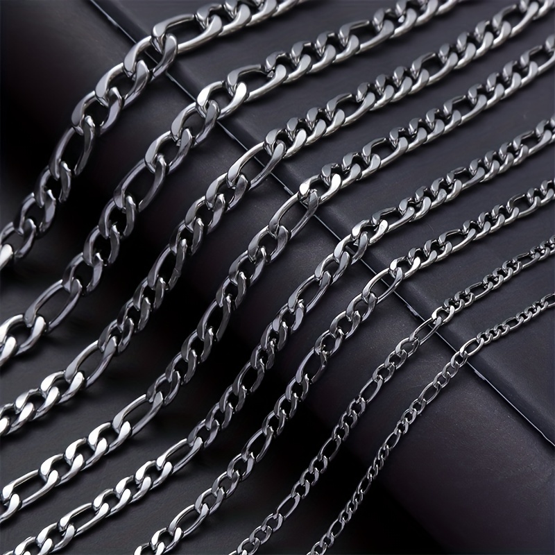 2meters Stainless Steel Circle O Shape Chain For Necklace - Temu