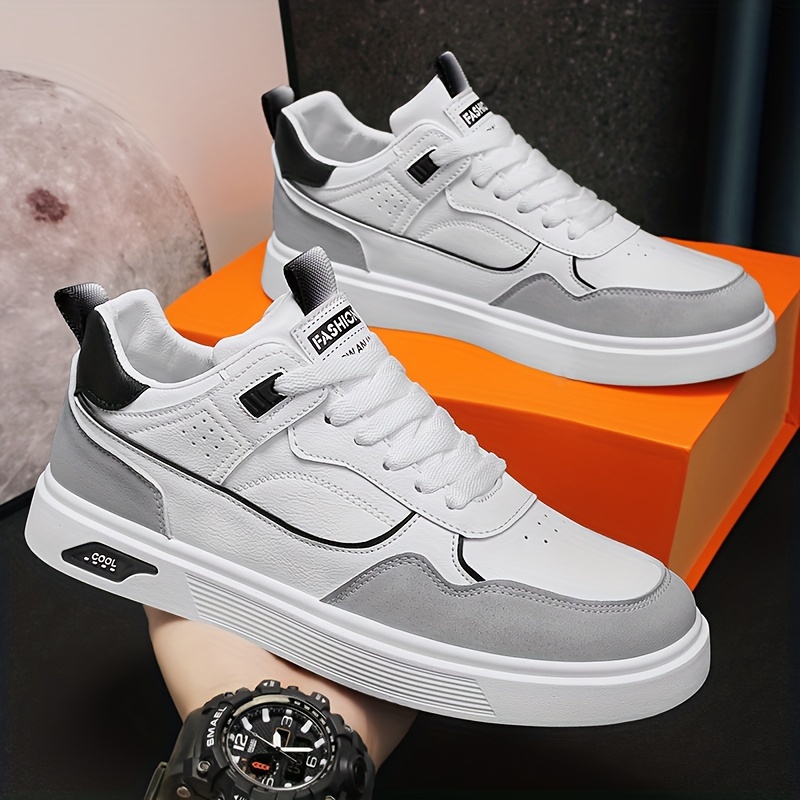 Men's Chunky Skate Shoes With Good Grip Breathable Lace up - Temu