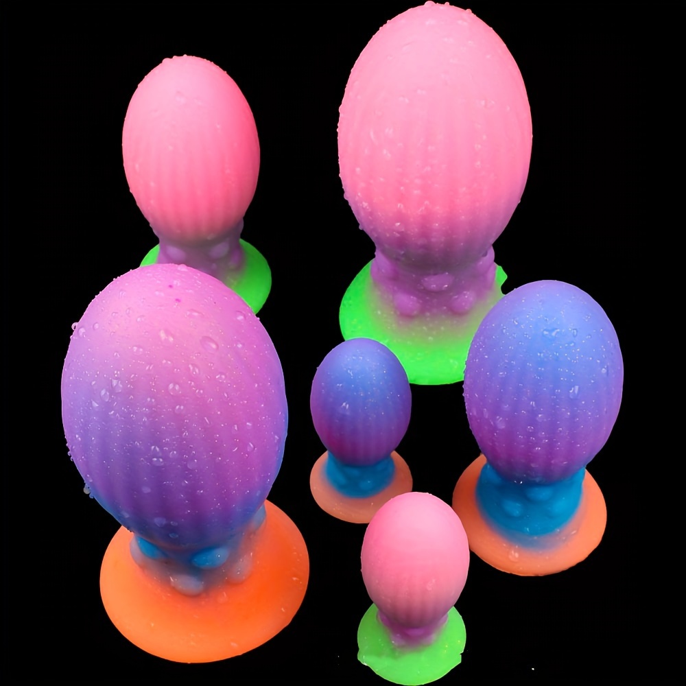 Luminous Colored Liquid Silicone Huge Egg Ball Bulb Anal Temu Canada