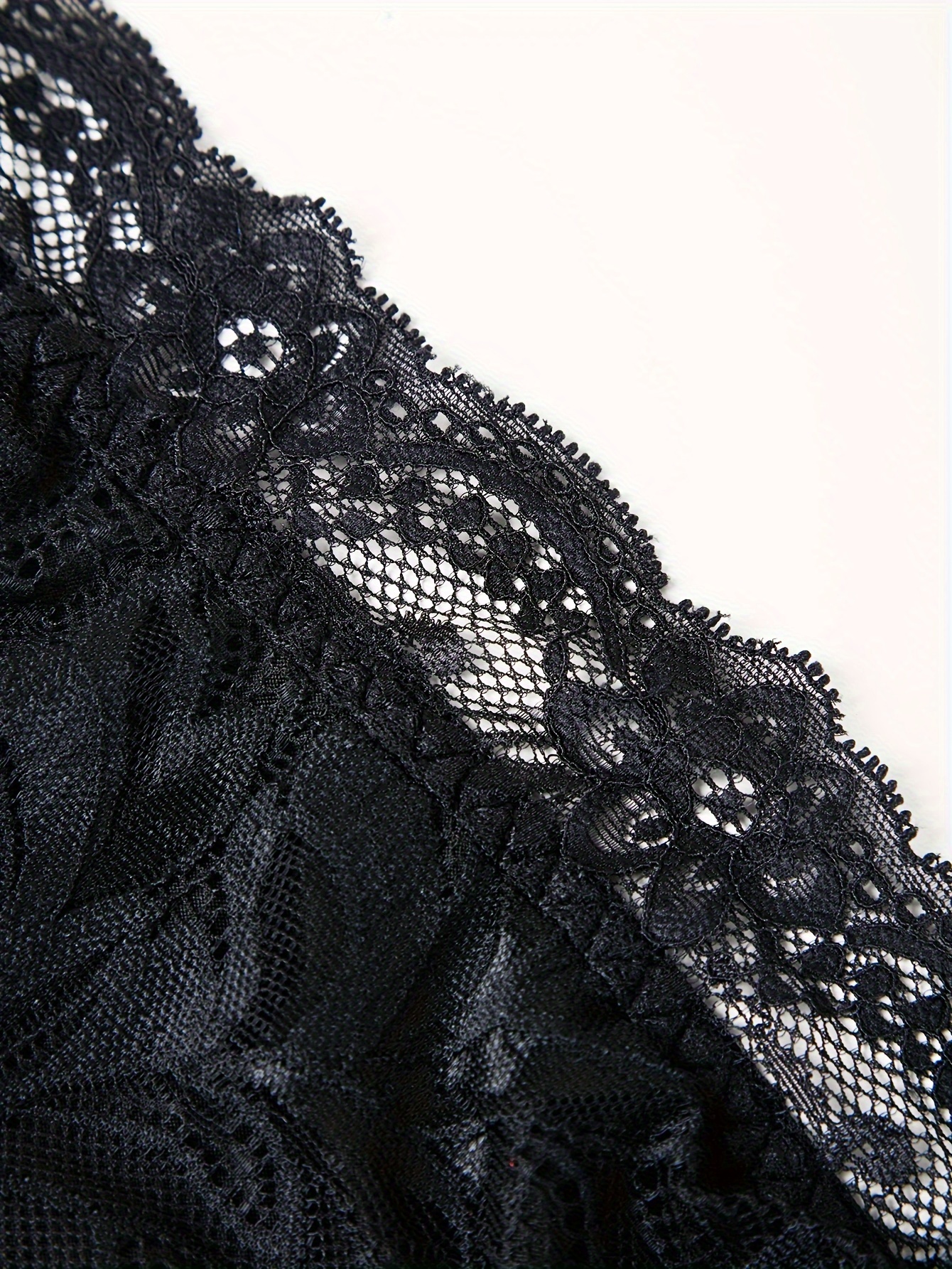 Plus Size Sexy Tube Bra, Women's Plus Solid High Stretch Lace Strapless Bandeau Tube Bra