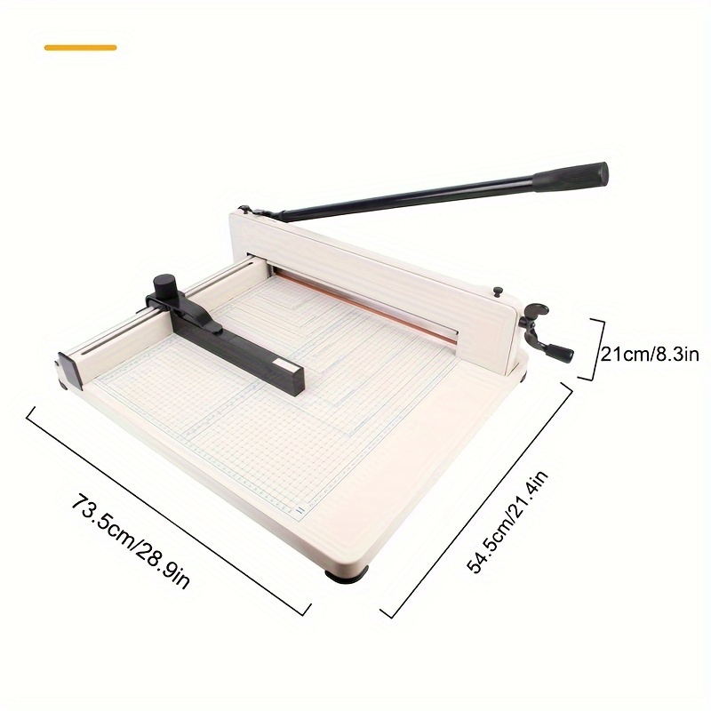 A3 Paper Cutter Guillotine, 17 Inch Paper Cutting Board, 400 Sheets  Capacity, Heavy Duty Metal Base, Dual Paper Guide Bars, Professional Paper  Cutter