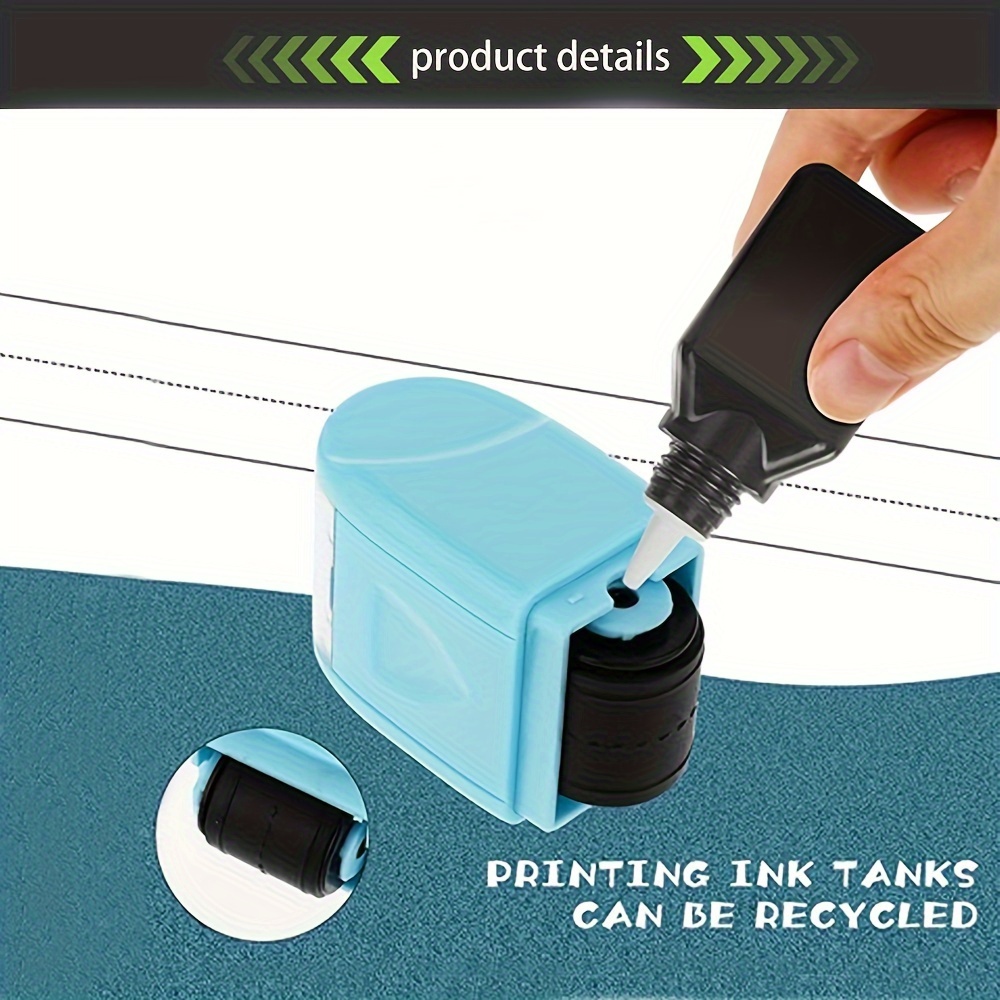 Handwriting Lines Practice Roller Stamp Self Inking Temu