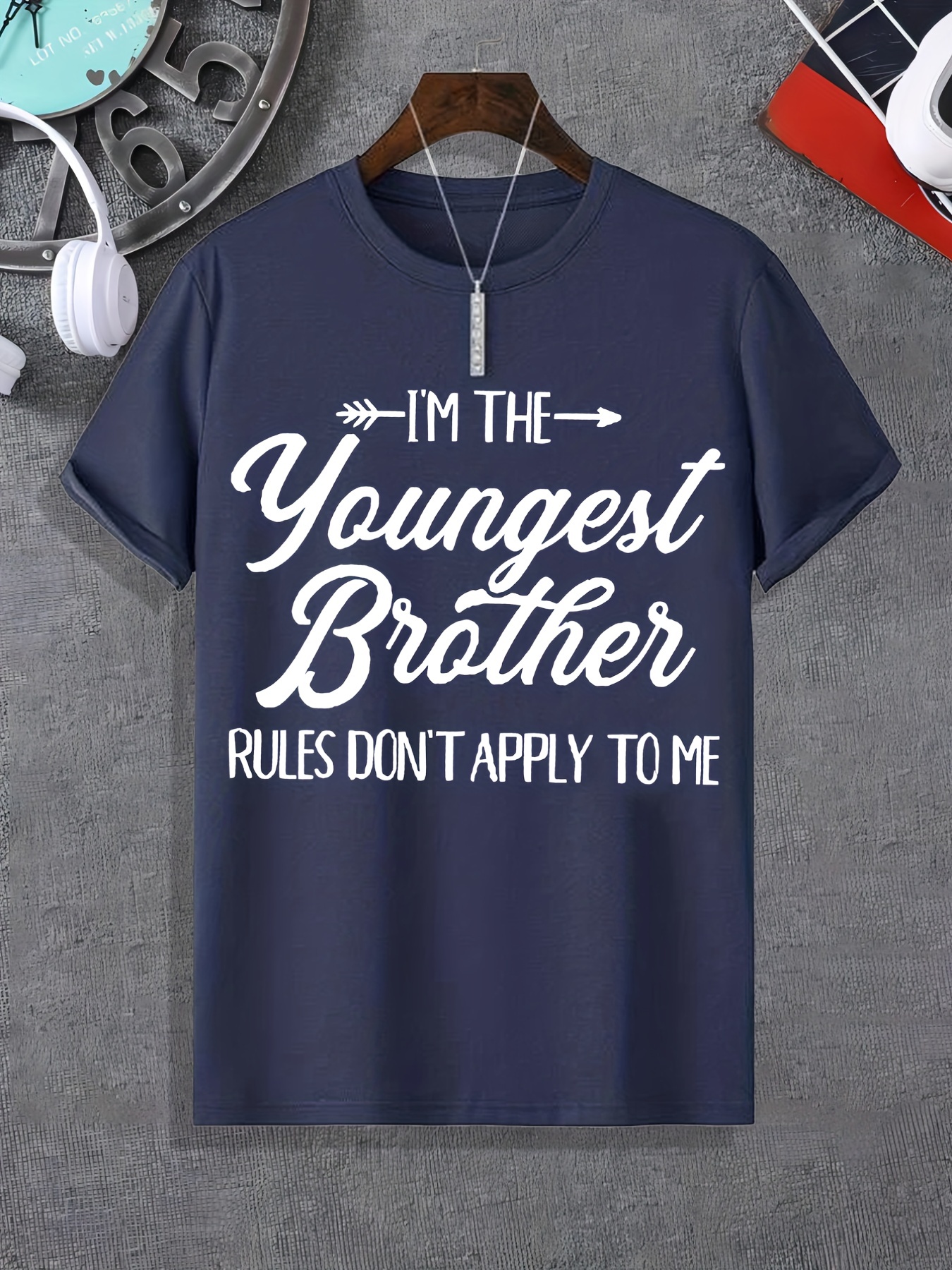 tees men funny brother' print t shirt casual short Temu Saudi