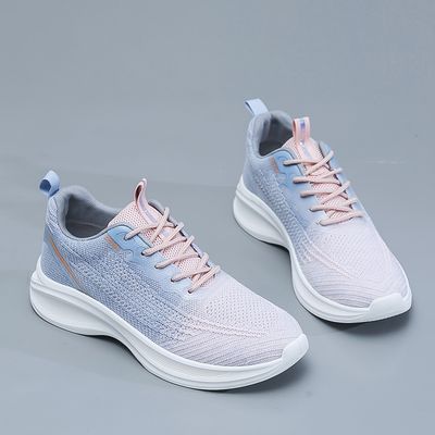 Women's Breathable Mesh Casual Shoes, Low Top Lace Up Lightweight Sport Walking Running Shoes, Women's Footwear