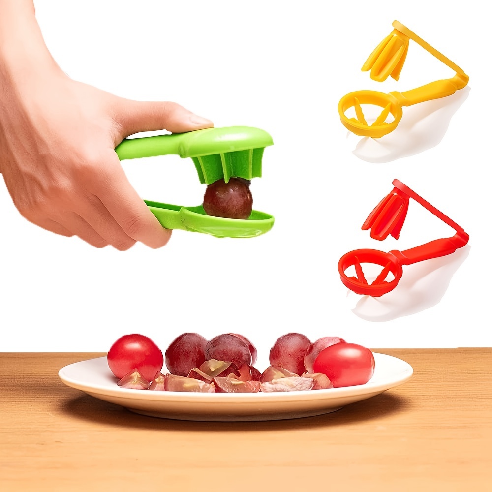 1pc Grape Cutter Grape Slicer Cherry Tomato Slicer Kitchen Gadgets - Home &  Kitchen - Temu