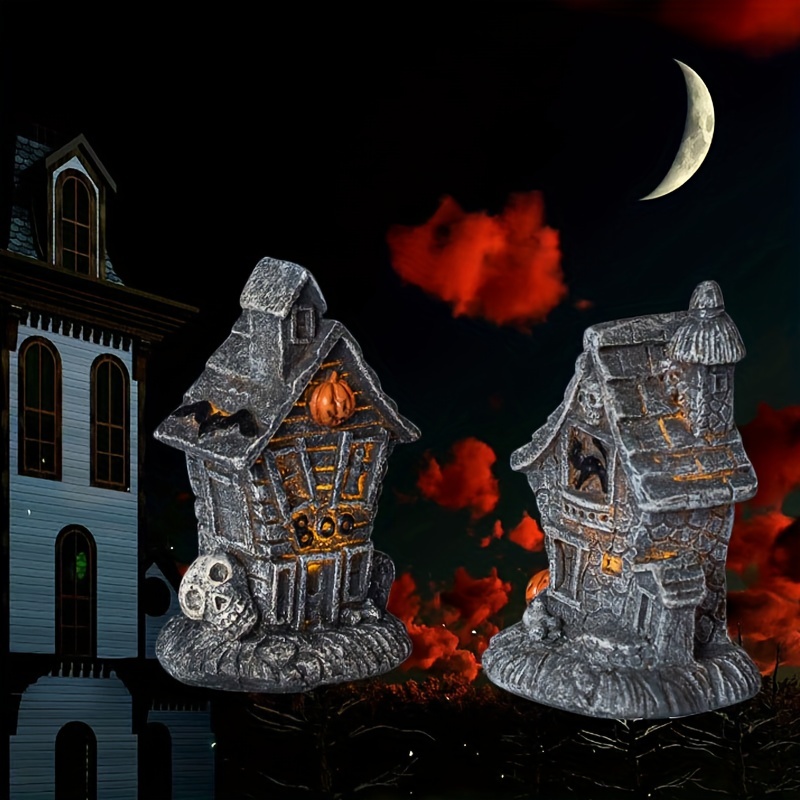 halloween haunted house decorations