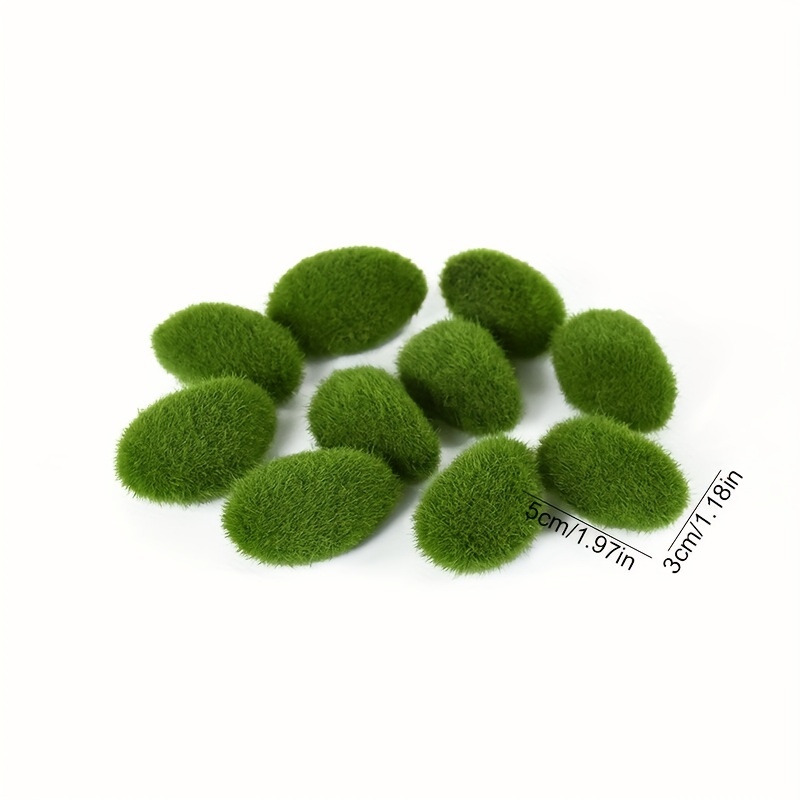 Green For Garden And Crafting Artificial Moss Rocks - Temu