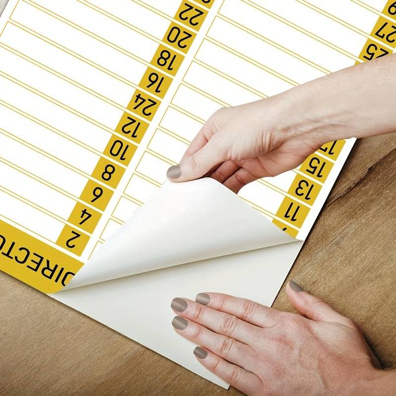 Autocollants Numérotés Pour Tableau électrique - 10 Feuilles, Imperméables, Pour étiqueter Disjoncteurs Et Câbles
