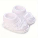 Trendy Cute Solid Color Ballet Shoes For Baby Girls, Lightweight Comfortable Walking Shoes For Autumn And Winter