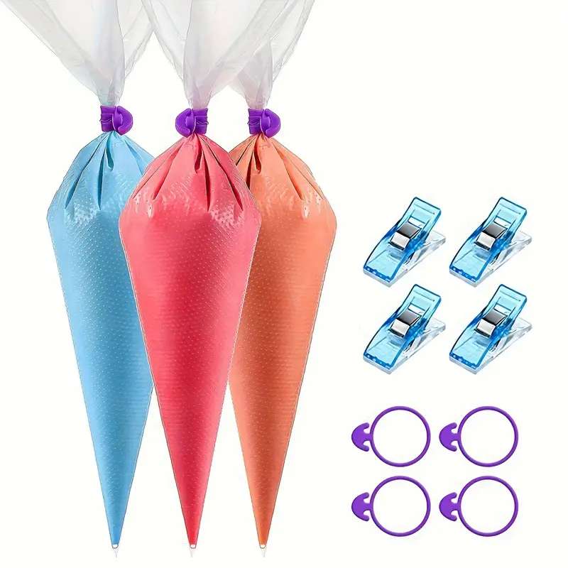 Tipless Piping Bags Set Disposable Piping Pastry Bag For - Temu