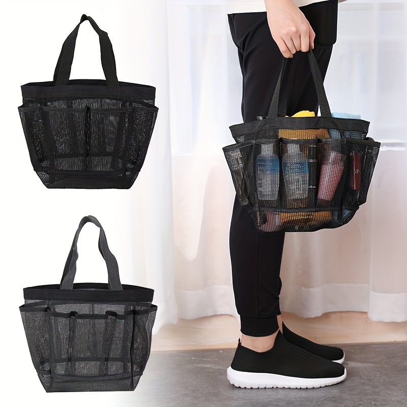 Mesh Shower Caddy Tote Large Tote Bag Beach Bag Hanging Travel Shower Caddy  Portable Cleaning Caddy Shower Organizer Camping Accessories College Dorm  Room - China Mesh Shower Bag and Essentials Bag price
