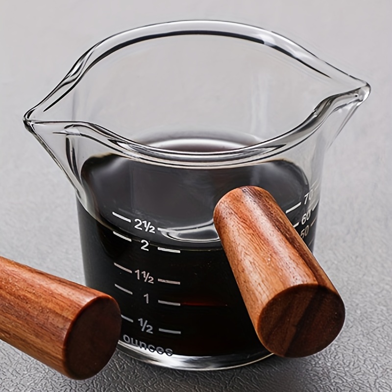 Double Shot Espresso Cups Espresso Shot Glass With Wooden - Temu