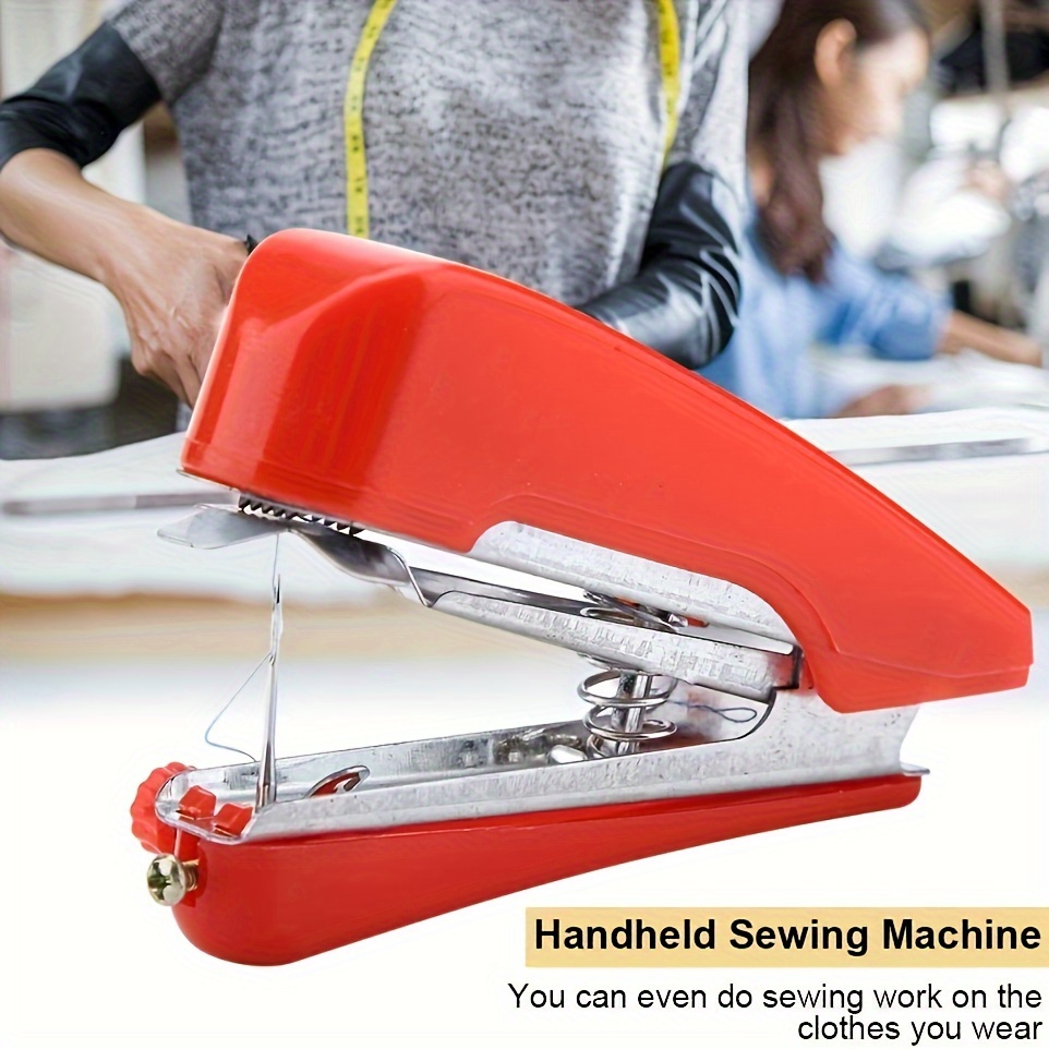 Portable Handheld Sewing Machine Mini Automatic Stitching DIY Hand Sewer