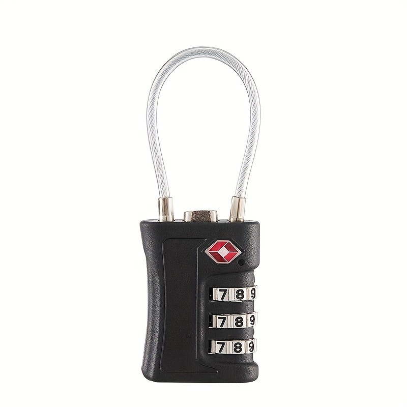 Buy 3 Digit Combination Cable Lock for Travel Luggage