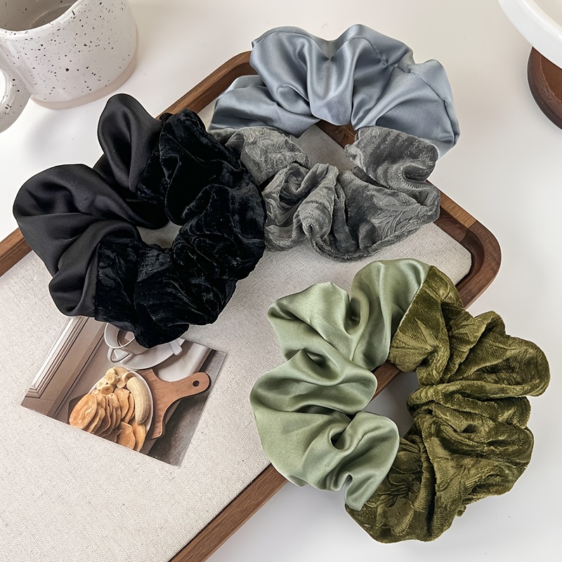 Scrunchies Capelli In Raso Donne Dormono Morbido Scrunchie - Temu Italy