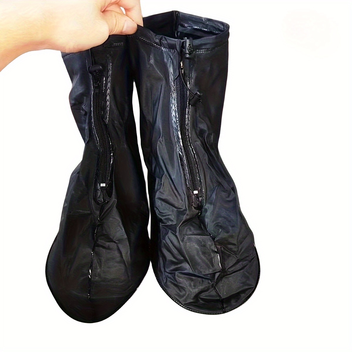 Cubiertas para zapatos de lluvia | Fundas impermeables para zapatos para  hombres y mujeres | Cubrezapatos reutilizables, Negro 