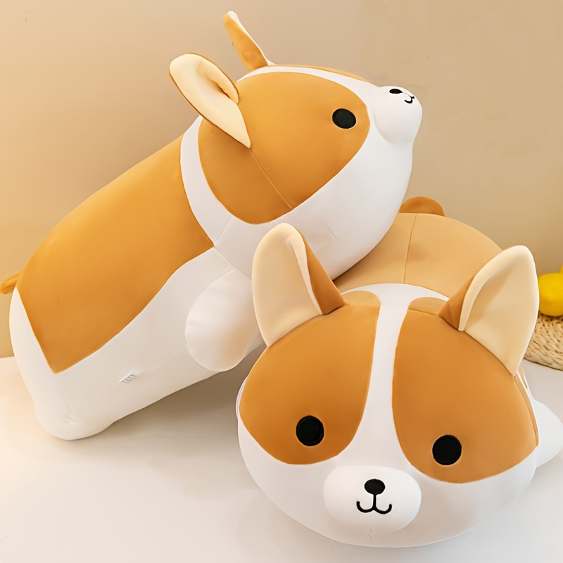 Corgi Dog Plush Toy Cute Cartoon Cute Stuffed Soft Doll - Temu