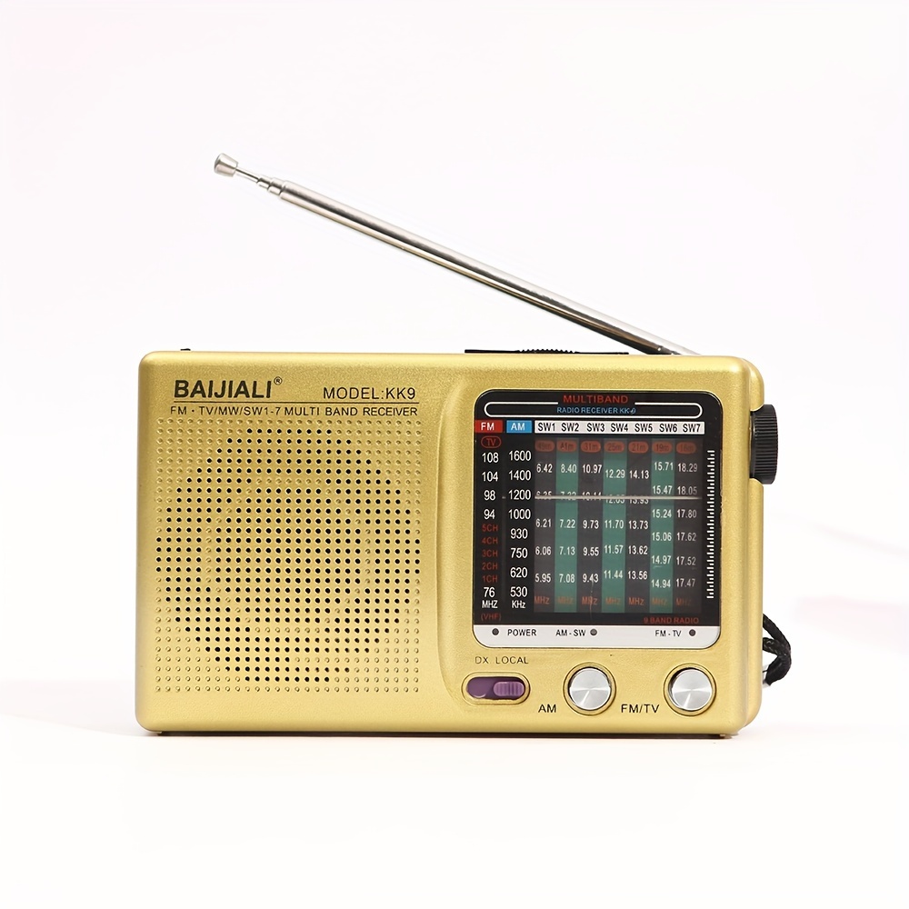 portable radio am fm sw1 7 transistor radio with loud speaker headphone jack 2aa battery operated radio pocket radio for indoor outdoor and emergency use kk 9 thanksgiving gifts christmas gifts new year gifts