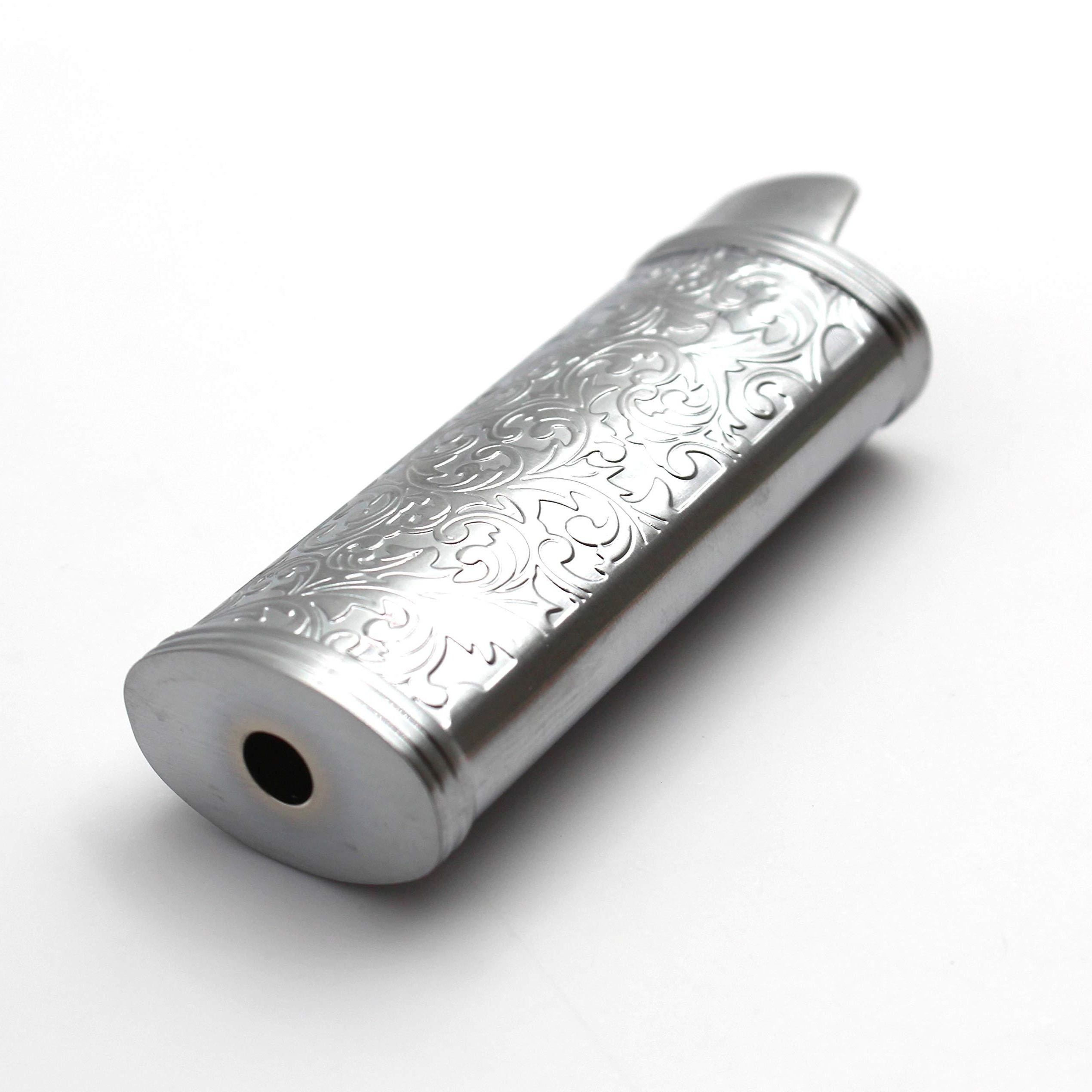 Metal Lighter Case Cover Fits Standard Bic Lighter J6 In Heart /Flower