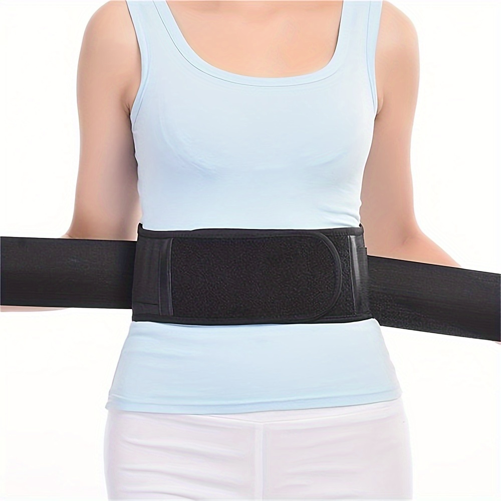 Heating Back Brace For Back Muscle Relaxation Back Support Belt Black  Widened Waist Protection Belt Gift For Men And Women Mothers Day Gift -  Beauty & Health - Temu