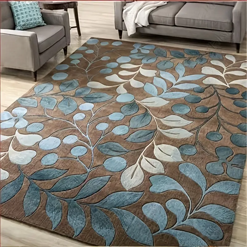 Nordic Abstract Art Area Rug, Modern Minimalist Industrial Retro Soft  Washable Carpet, Easy Clean Rug for Boys and Girls Nursery Bed Living Room
