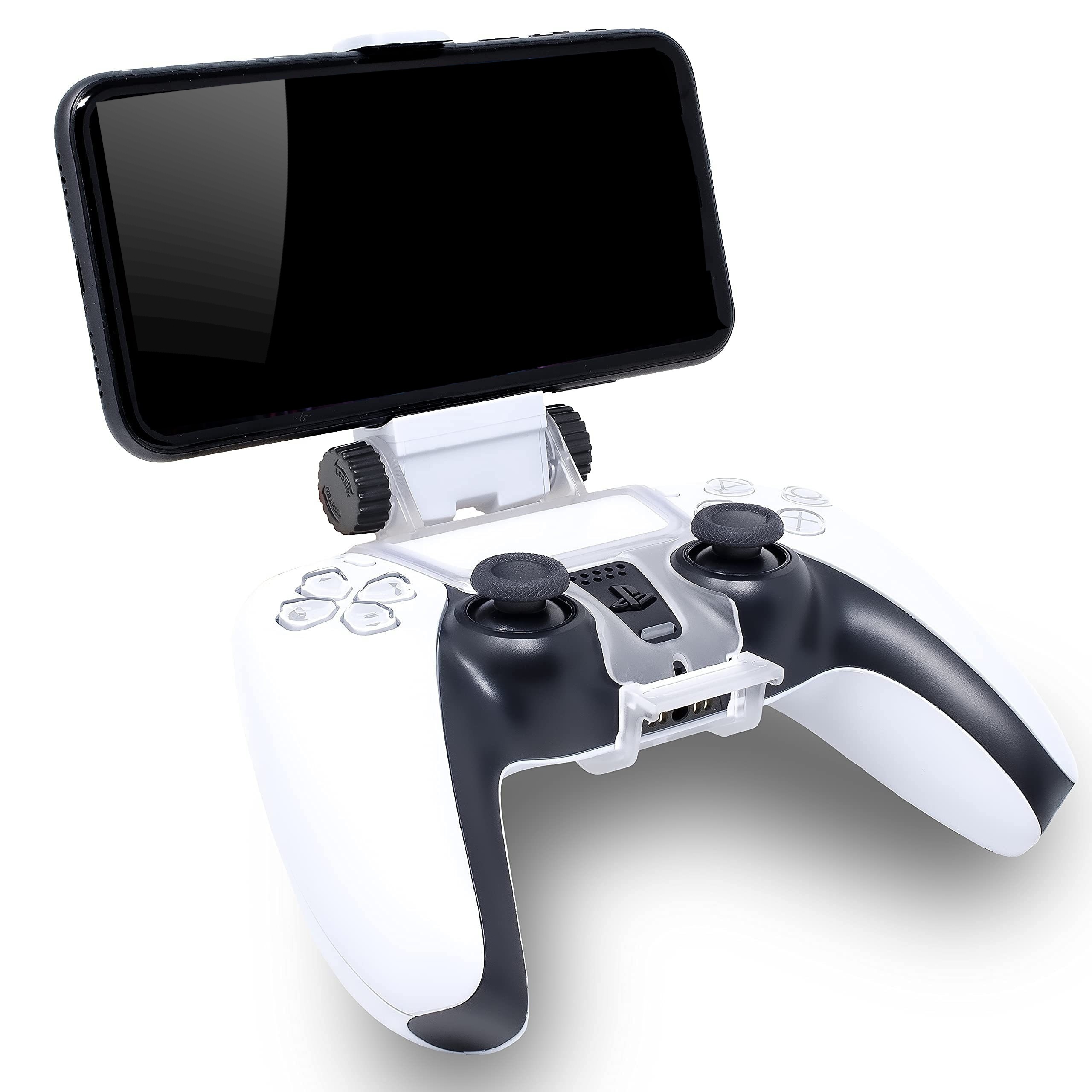 Accesorios PS5, soporte de almacenamiento para juegos PS5 y soporte de clip  para teléfono PS5