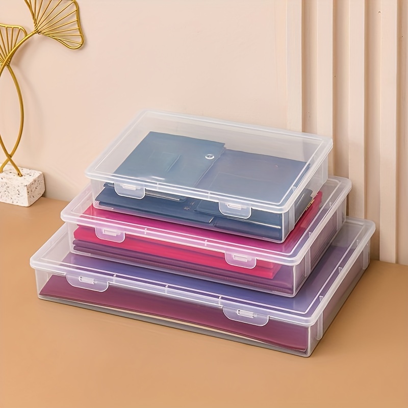 3 pcs set Household Document Storage Box Family Account Book Box