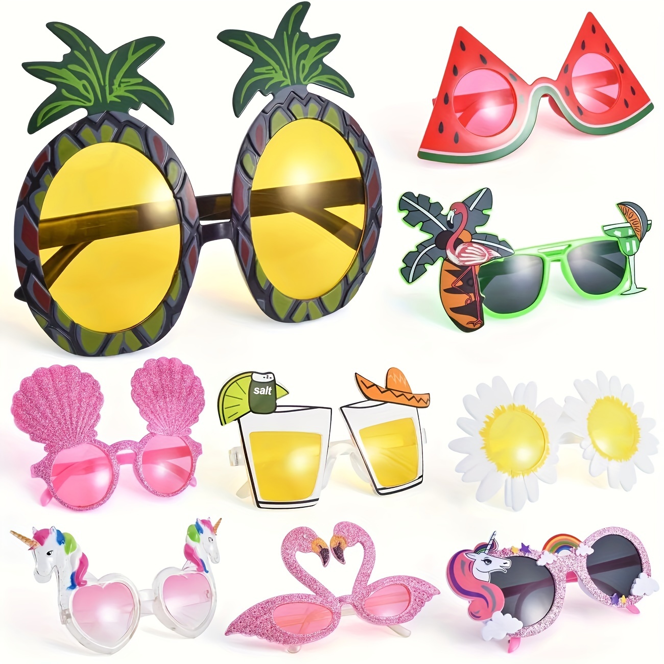 Party Sunglasses Glasses Novelty Photo Booth Props - Temu United