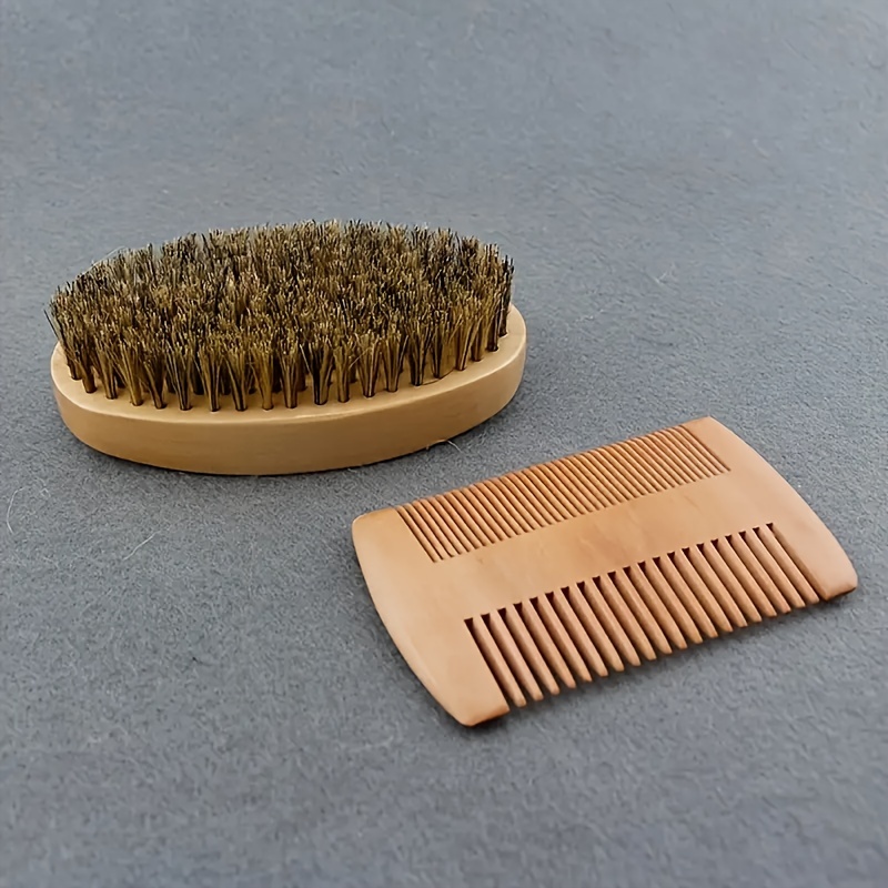 Brosse en bois de hêtre et poils de sanglier - ciseaux-de-coiffure