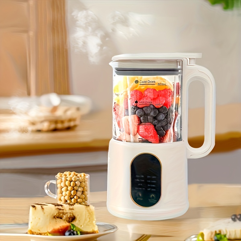 Mini machine à lait de soja, machine à lait de soja portable avec 6  fonctions, presse-agrumes, filtre gratuit, autonettoyant et 110 V pour la  maison