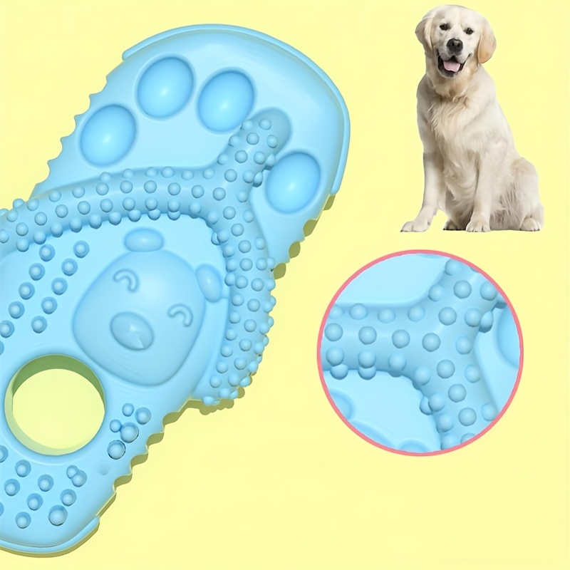 Slipper Shape Dog Chew Toys TPR Dog Teething Toys Interactive