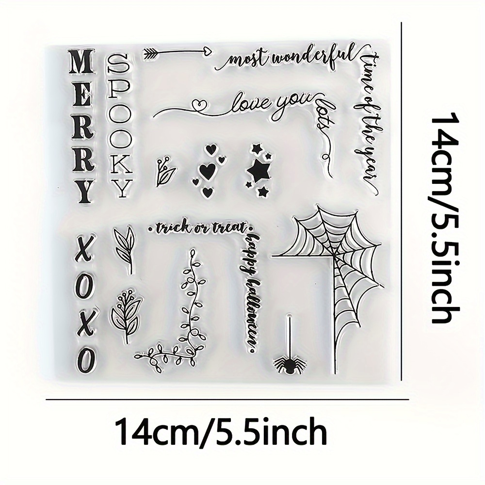 Transparent Rubber Seal Stamps Clear Silicone Stamps For Cards Making Diy  Scrapbooking Photo Journal Album Decoration Spider Insect T - Temu